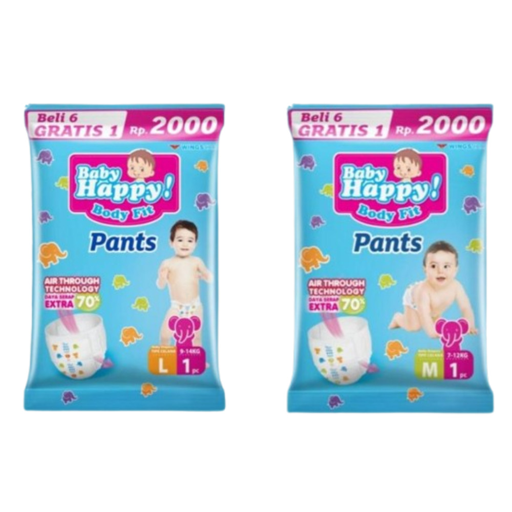 BABY HAPPY PANTS RENCENG 7pc