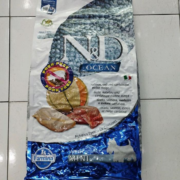 Farmina ND ocema adult mini salmon cod grainfree 7 kg by luckyhipostore