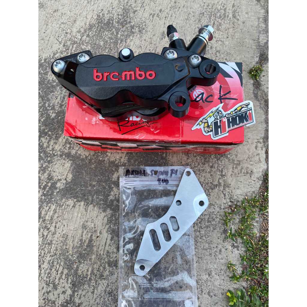 Kaliper Brembo Bigpot 4P Axial Supra X 125 Fi injeksi Revo Fit Revo Lama Revo Fi 300mm