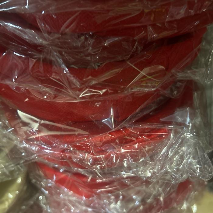 Promo 20 cm Lampion Kain Gantung Outdoor Polos / Lampion kain polos Dekorasi Lampion - merahOri