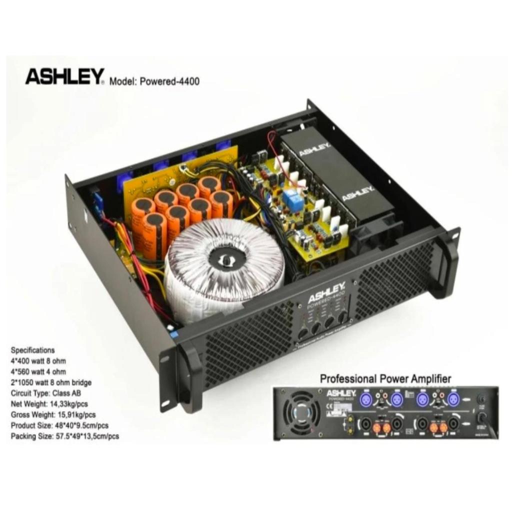 POWER AMPLIFIER ASHLEY POWERED-4400/POWERED-4400 ORIGINAL