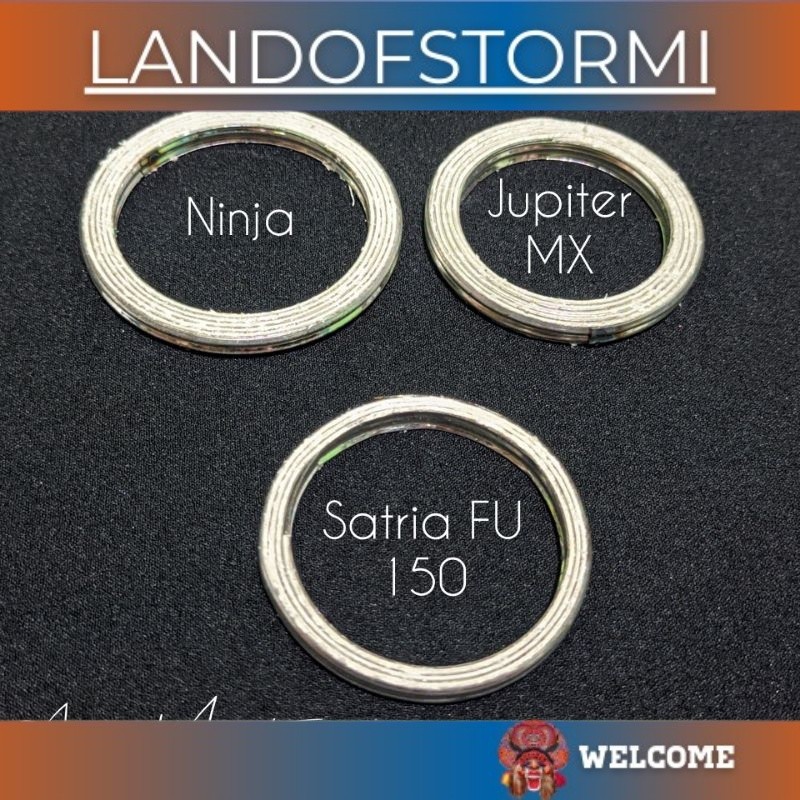 TERLARIS Paking Knalpot Ninja Jupiter MX Satria FU 150 / Asbes knalpot Satria FU 150 / Paking Knalpo