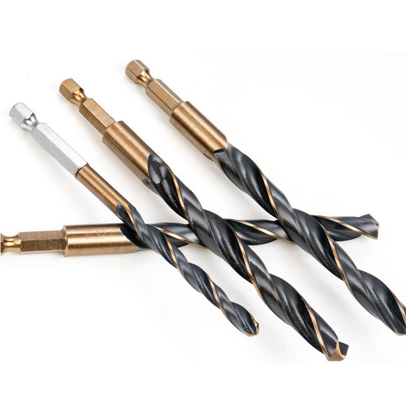 HSS4341 Hex Shank Twist Drill Bit Set Wood Metal Stainless Steel Hole Cutter Core Drilling Tool Coba