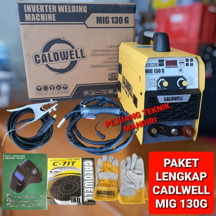 MESIN LAS CALDWELL MIGI MIG 130 / TRAFO LAS CALDWELL MIG 130 G GASLESS