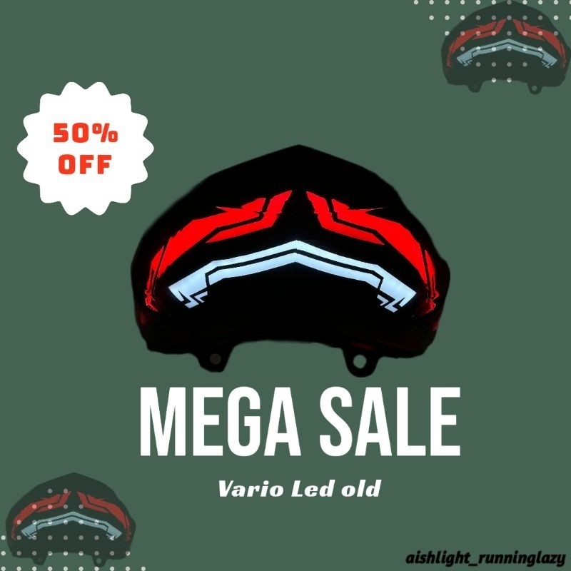 FULLSET stoplamp Vario125/150 old custom lazy running || stoplamp Vario125/150 led old custom lazy |