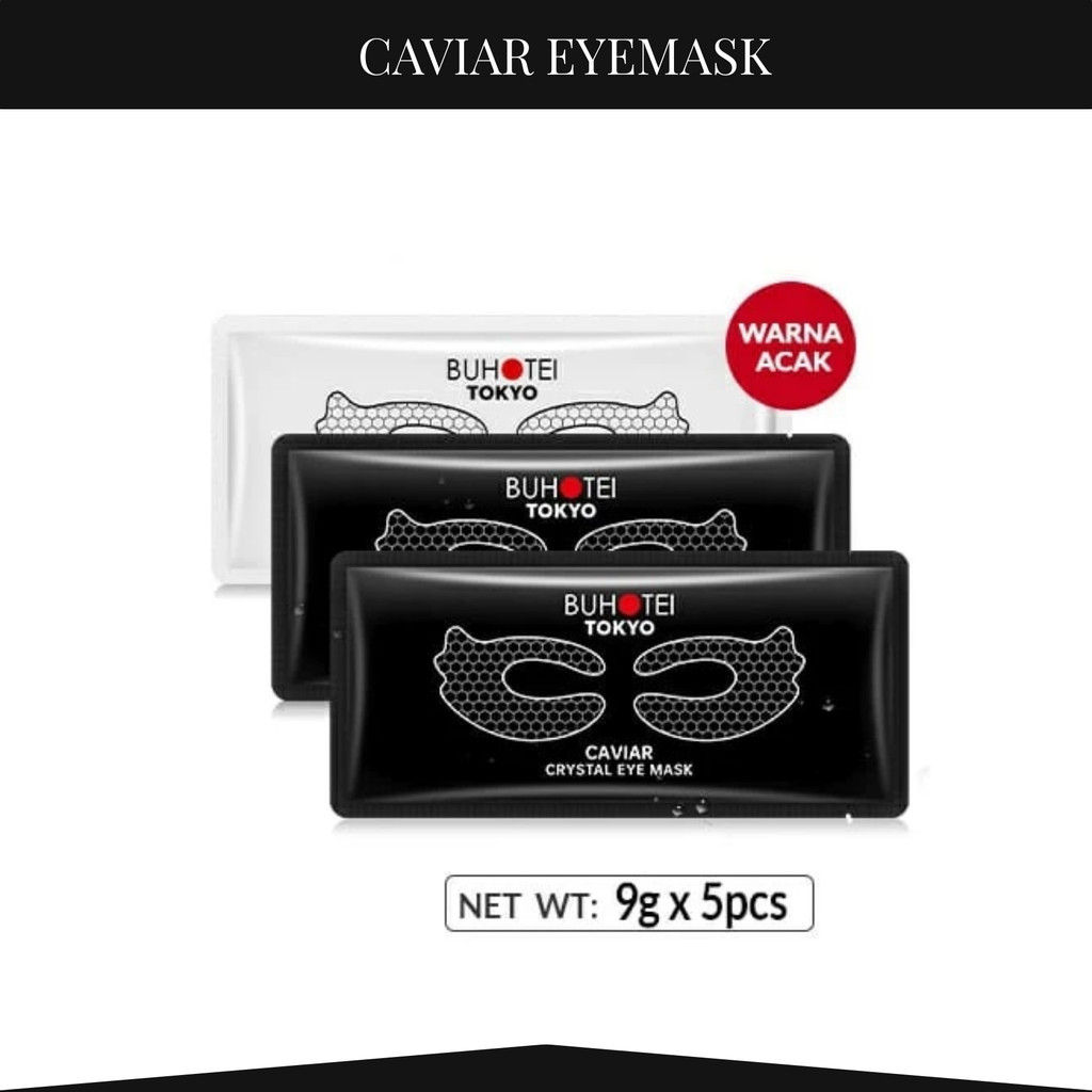 Bioaqua Buhotei Caviar Crystal Eye Mask 5pcs/Masker Mata