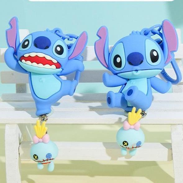 TOKKADO Stitch Phone Strap Bag Charm Keychain Gantungan HP Tas Kunci Ori Disney Lucu
