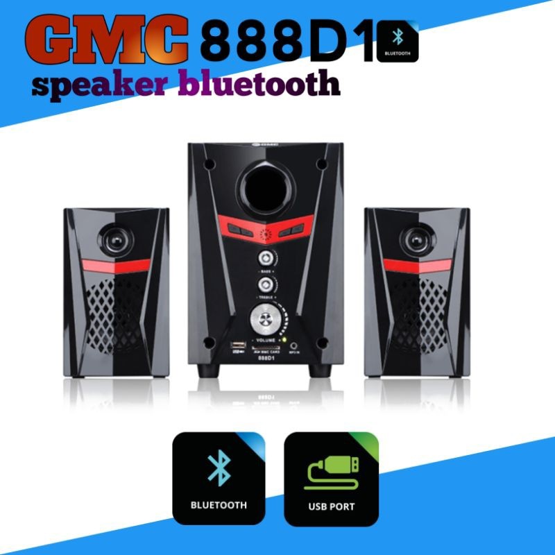 Speaker aktif Bluetooth GMC-888D1BT