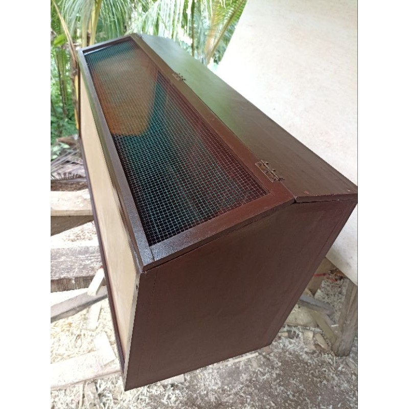 kandang akrilik kandang trapesium hamster tortoise sulcata kelinci landak reptil - custom ukuran dan