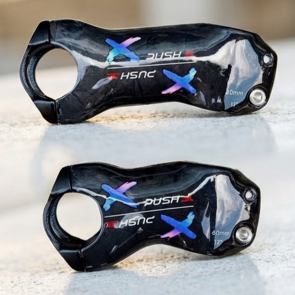 Xpush Stem Full Carbon Ultralight Clamp 25.4 fork OS 28.6 mm minus 17 Derajat sepeda anak Pushbike B