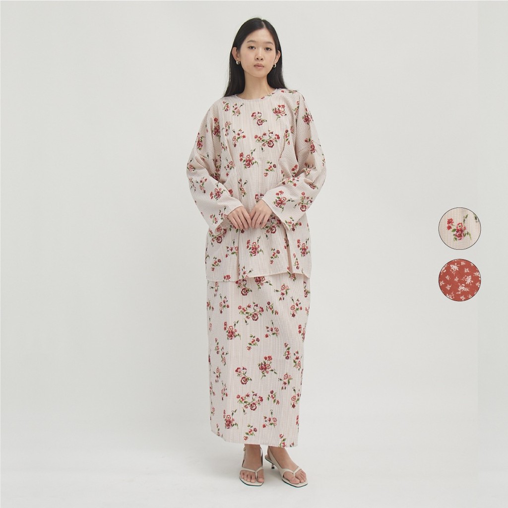 Bobo Tokyo - Neima SET - Atasan Bawahan Tunik Celana Wanita Lebaran