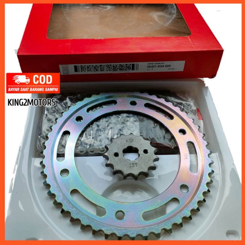 GIR GIER GEAR SET CRF 150 PAKET ORIGINAL HONDA CRF 150 L KODE 06401-K84-900 original HGP GIR SET CRF