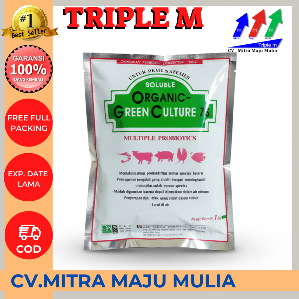 Organic Green Culture (OGC) Zs 1 KG - Multiple Probiotics Campuran Probiotik Konsetrasi Tinggi Untuk