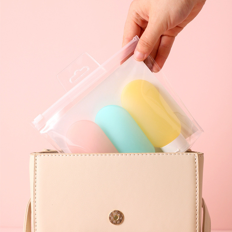 Silicone Traveling Bottle Botol Refill Tempat Sabun Cair Travel Plastik Travel Organizer Botol Tube 