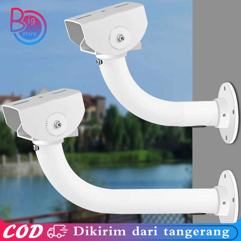 Bracket CCTV 30cm Bracket Tiang L CCTV Rak CCTV Dinding Holder CCTV Bracket CCTV Tiang Tembok Outdoo