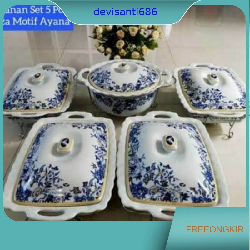 Prasmanan Set Wadah Saji Vicenza Ayana