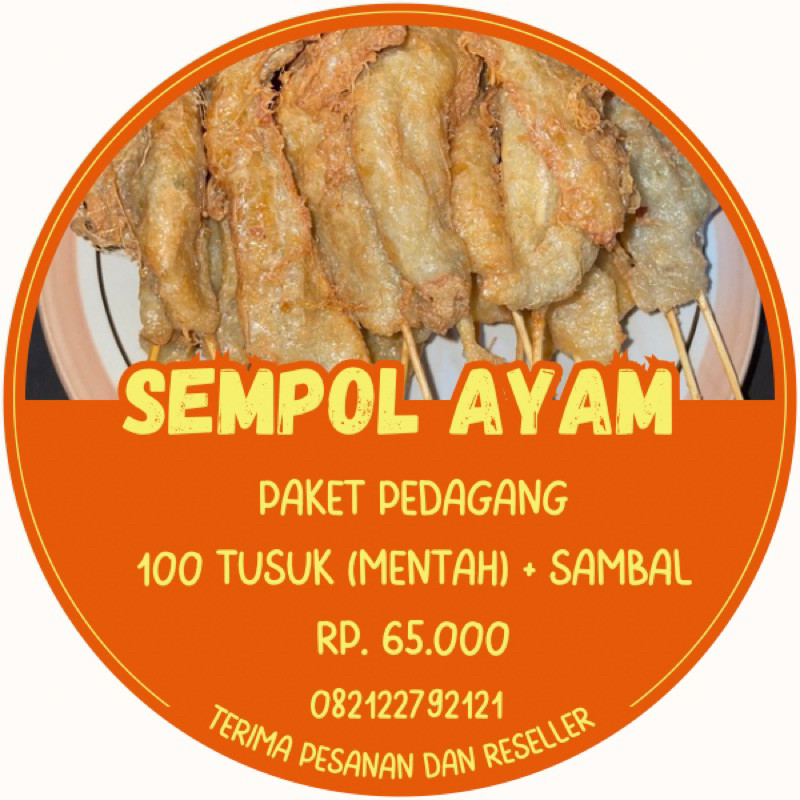 SEMPOL AYAM (Mentah) PAKET PEDAGANG ISI 100 TUSUK