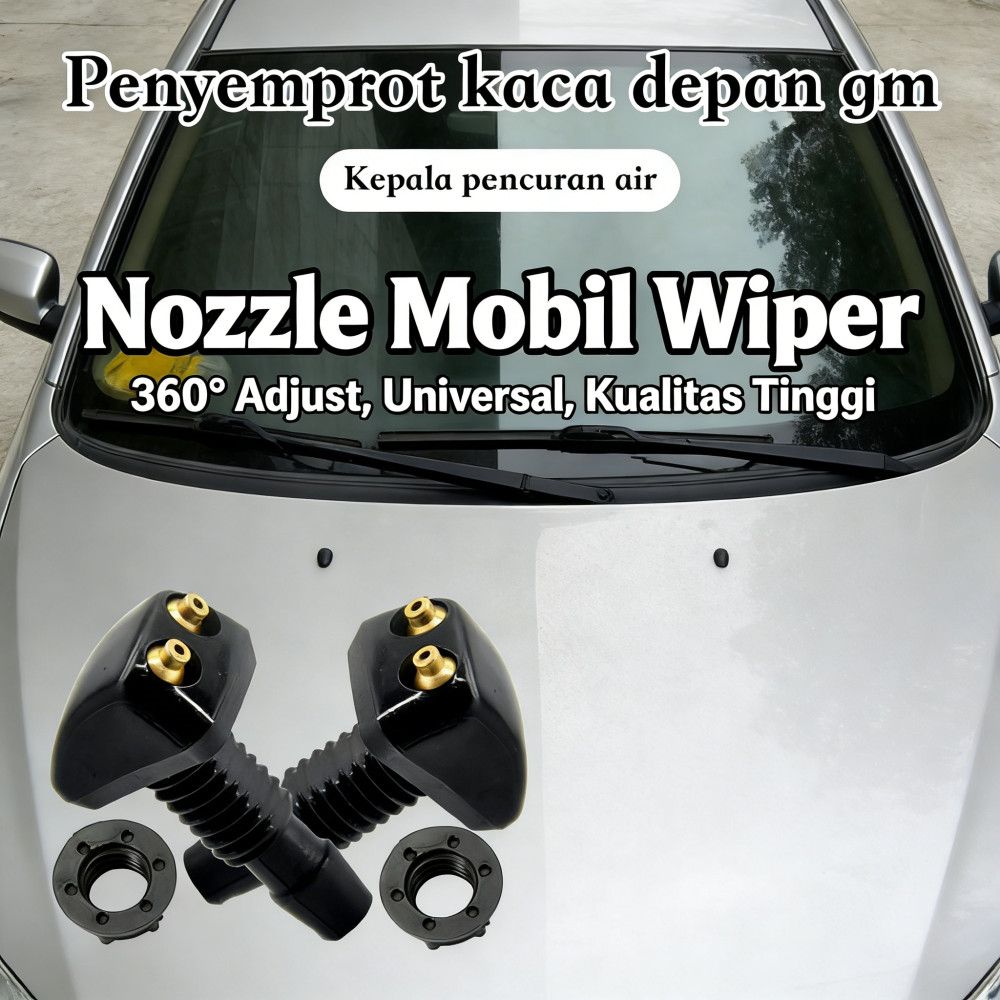 Wiper Mobil Adjust Nozzle Universal Nozzle 360° Nozzle Nozzle Mobil Kaca Depan