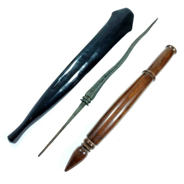 tombuk Sepuh Keris Cacingkanil Luk 5 Tangguh Majapahit Original Paling Mewah KJM