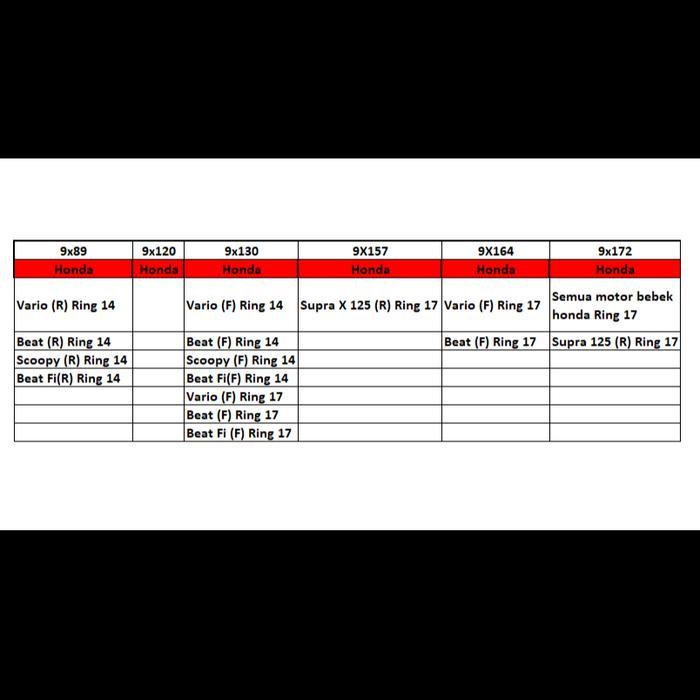 TDR Jari-Jari GOLD Ukuran 120 Mio Ring 17 Mio J Mio Soul Mio GT Ruji - Chrome 120