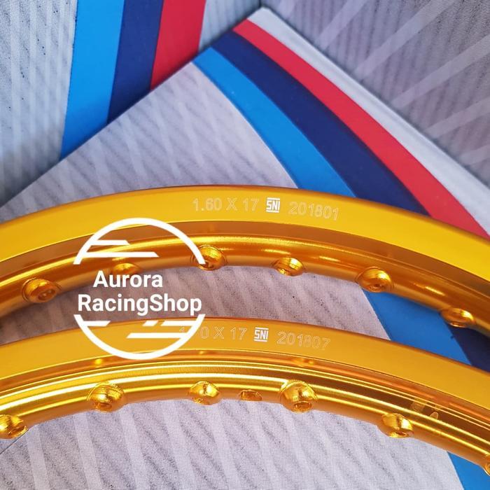 Velg Comet W Shape Ring 17 x 140 / 160 warna Gold