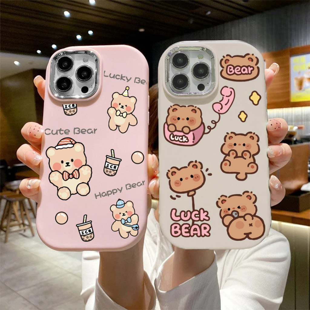 Bear Casing Hp For IPHONE APPLE 11 12/12 PRO 12 PRO MAX 13 PRO MAX 13 PRO 14 PLUS/15 PLUS 14 PRO 14 
