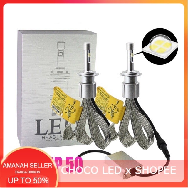 Lampu Led Mobil Led Mobil H1 HB3 HB4 H8 H9 H11 9012 XHP 50 Original Cree