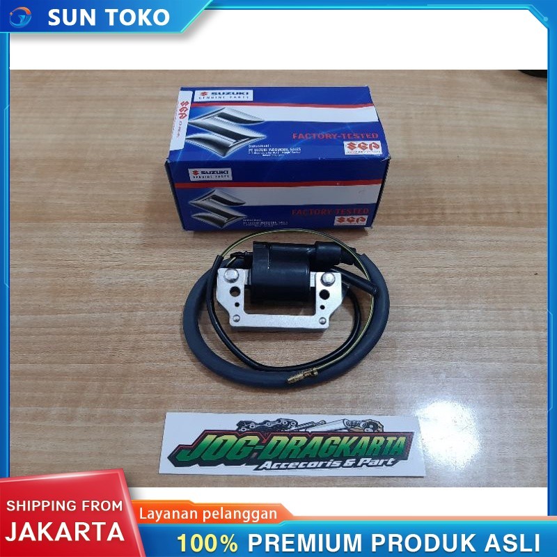 KOIL COIL IGNITION RM JOWO A100 COIL JAHAT ORIGINAL SUZUKI JAPAN MP 31 UNIVERSALL ALL MOTOR KARBURAT