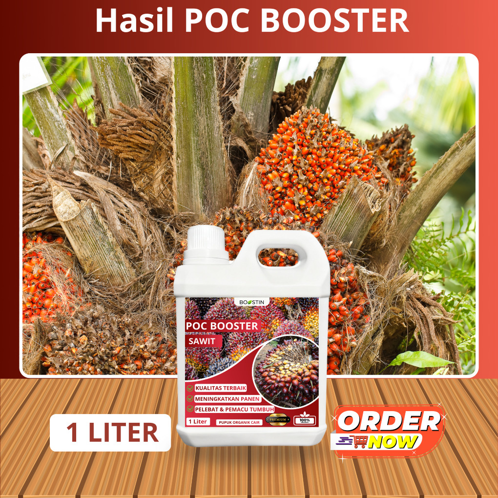 Happypaws21 Poc Booster Sawit Pupuk Pelebat, Perangsang Akar, Pemacu Pertumbuhan 100% Organik