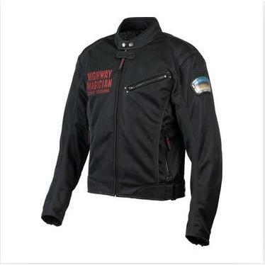 Yellow Corn YB-4101 Mesh Jacket Black Red