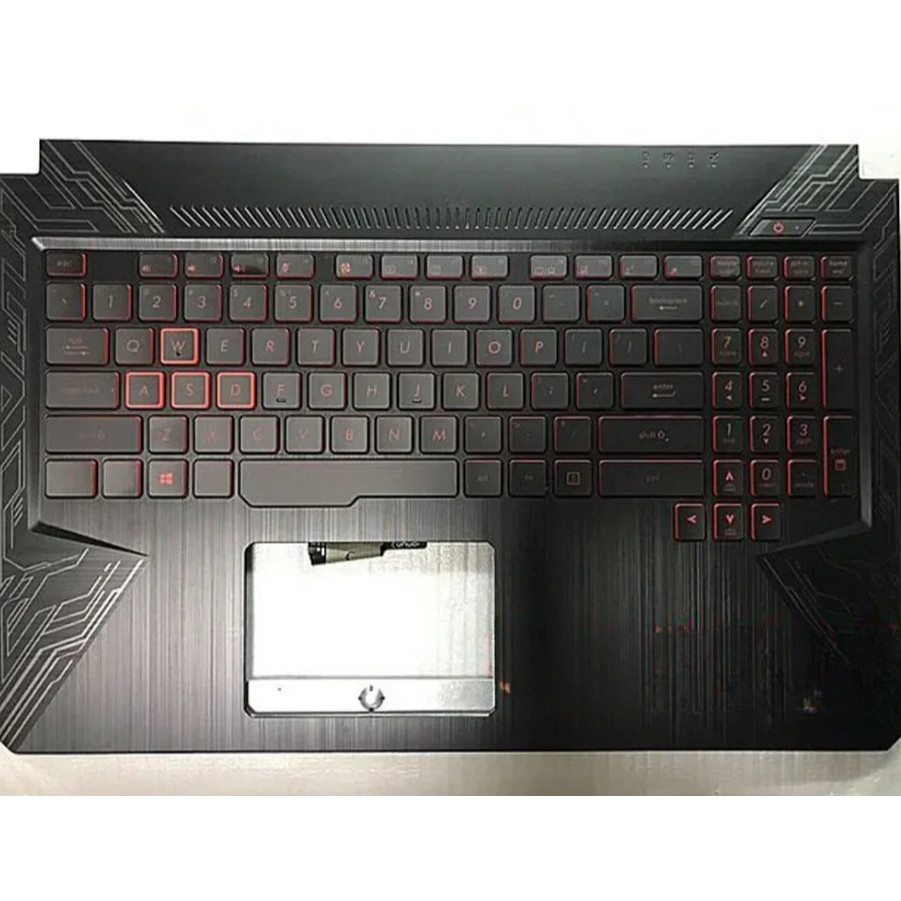 96%Neworg plamrest top case For Asus TUF Gaming  ASUS FX80 FX504 156 US keyboard upper cover,white