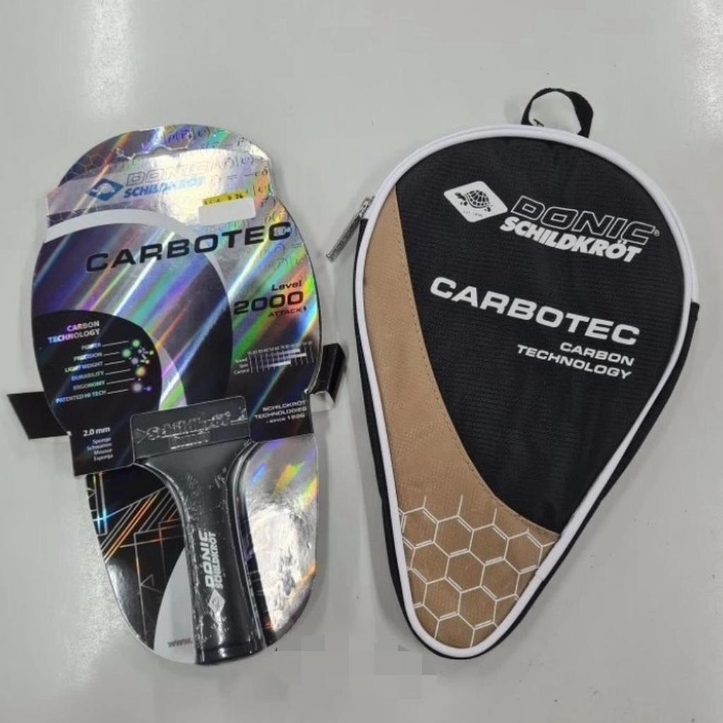 DONIC PINGPONG BALL RACKET BAD SCHILDKROT | CARBOTEC 2000+COVER | RAKET BET PING PONG TENIS MEJA ORI