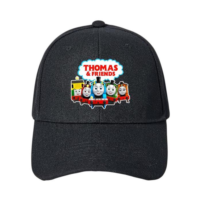 Topi Baseball Anak Laki Laki Dan Perempuan Thomas And Friends 1-8 Tahun - HITAM, TOPI ANAK