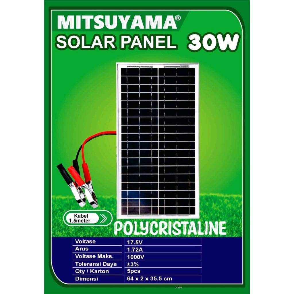 Solar Panel Solar Cell Panel Surya 30wp Poly 30 Wp Polycrystalline