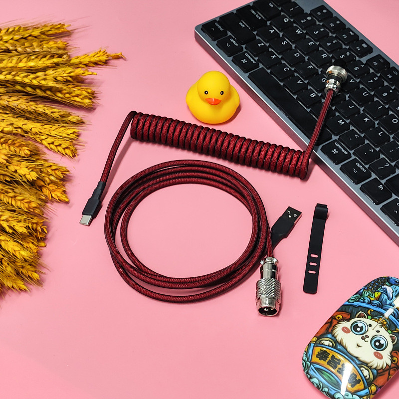 SUMREDA 8K Aviator Cable 59 Inch USB A To TYPEC Gaming Cable USB  Support 8K Return Rate for Mechani