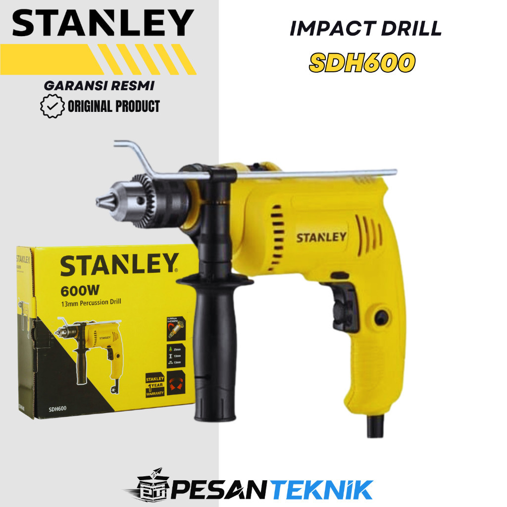 STANLEY SDH600 Impact Drill Bor Impact Listrik 13mm 600W