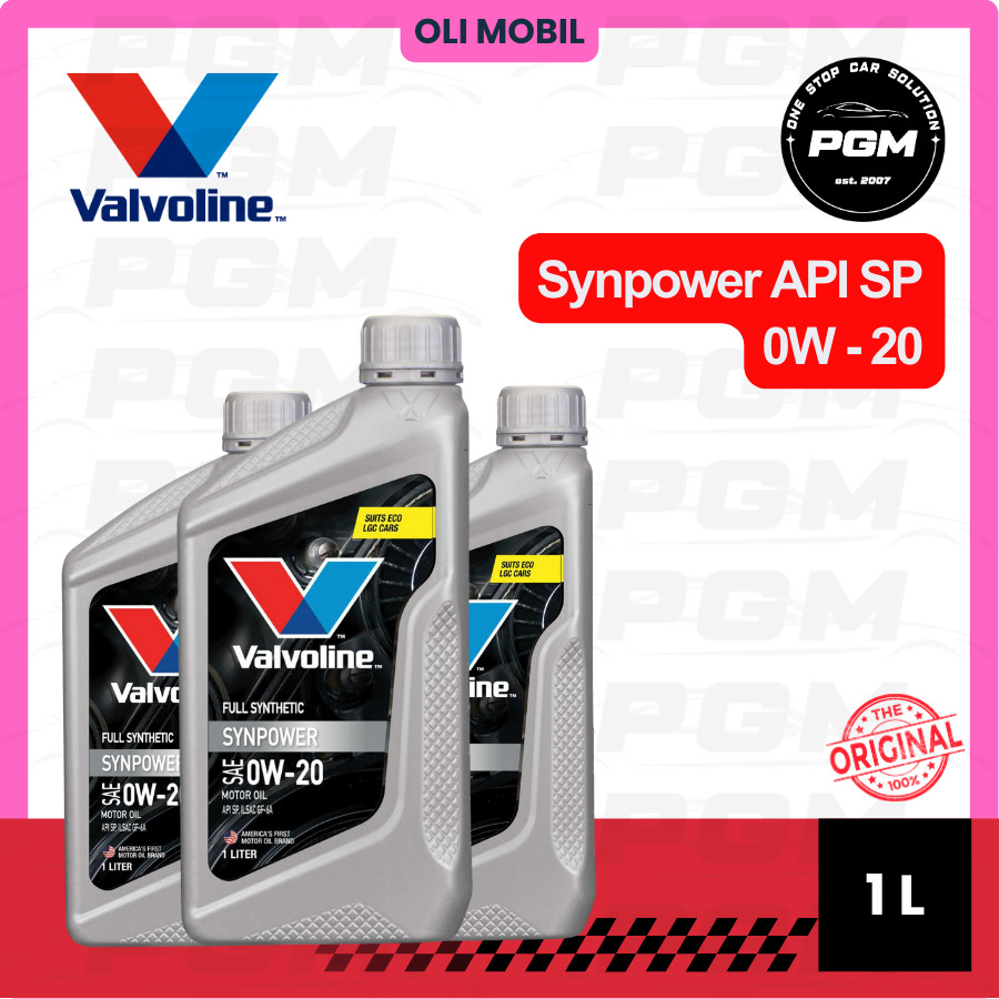 Oli Mobil VALVOLINE Synpower API SP 0W20 1L (Dijamin Ori 100%)