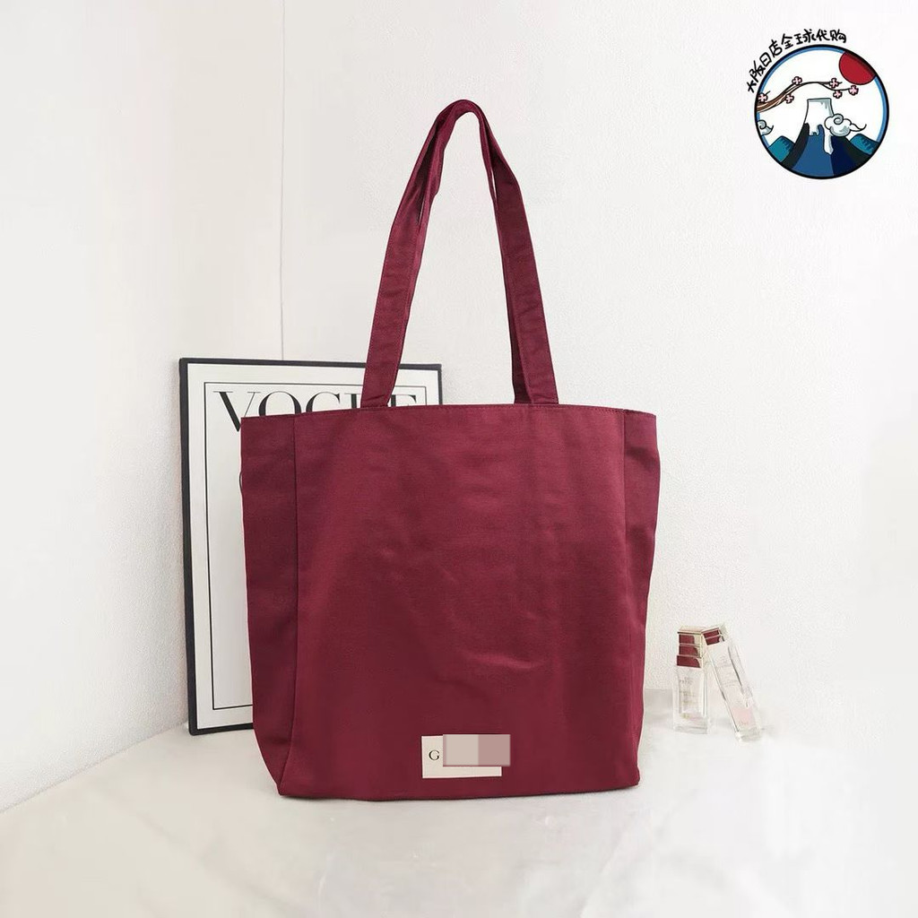 Tote Bag Merah Maroon – Tas Tote Elegan Minimalis