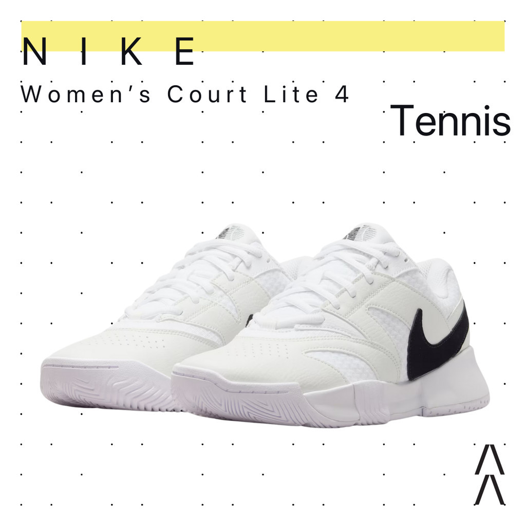 Nike Women's Court Lite 4 Summit White - Sepatu Tennis/Tennis Shoes pro