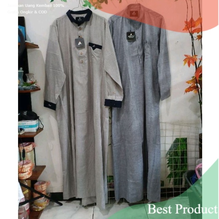 BerMus - Jubah Gamis Pria by Abiyu Indonesia original- pakaian pria lainnya