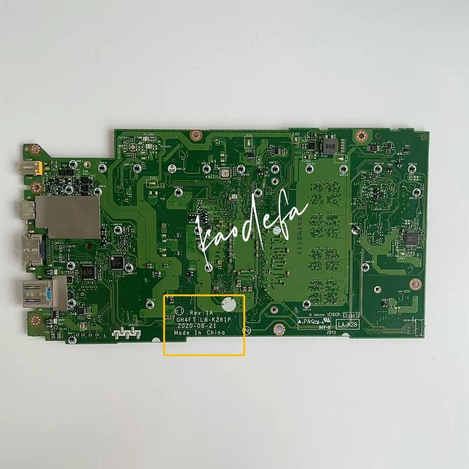 Laptop Motherboard  For Acer Aspire SF314-59 GH4FT LA-K281P CPU: I3-1115G4  I5-1135G7 I7-1165G7 RAM:
