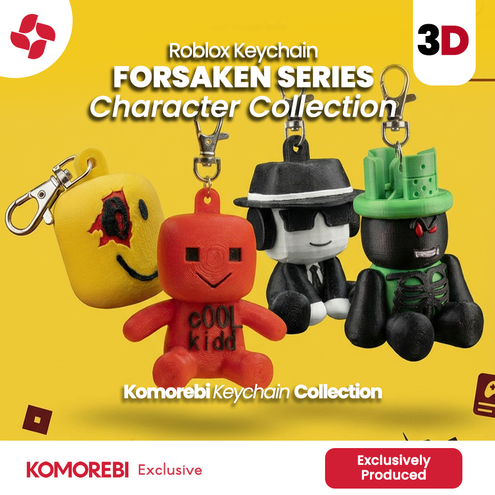 Gantungan Kunci Roblox Forsaken Series 1x1x1 Cool Kidd Chance Keychain Aksesoris Tas Anak (147)