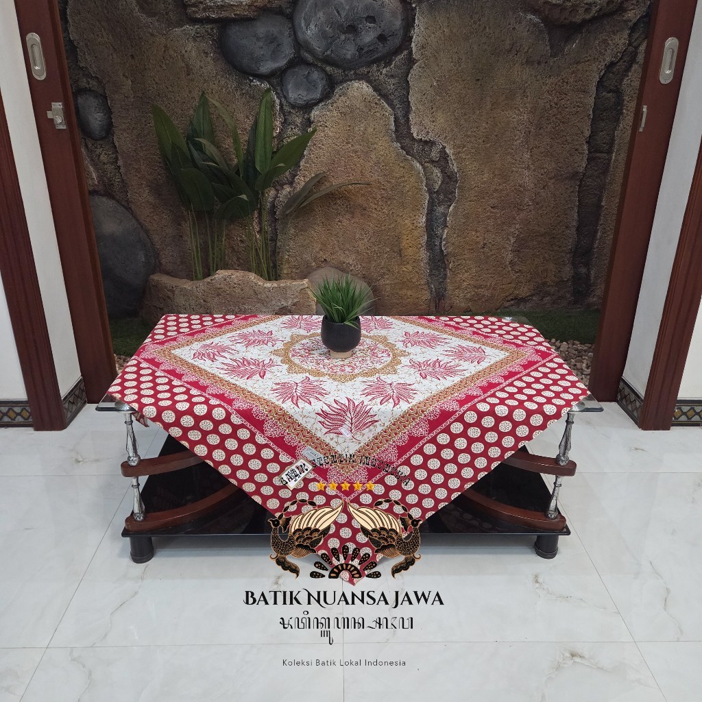 TerlarisPromo GROSIR Isi 10 Taplak Meja RA Batik / Taplak Meja Guru / Taplak Meja Tamu WARNA CAMPURT