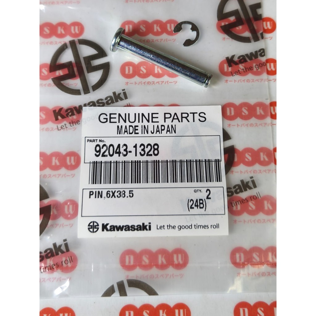 Pin Step Footstep Belakang Set Clip NINJA 150 R | SS | RR KGP 92043-1328