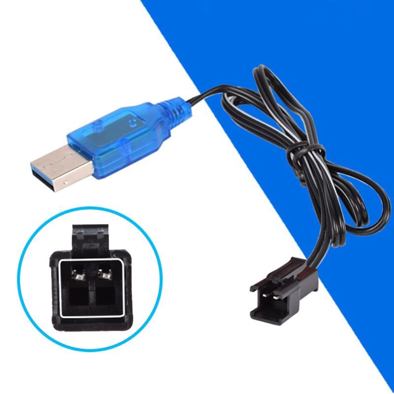 Kabel Charger USB 3.7V 4.8V JST SM Charger Baterai Battery RC Mobil Drone RC Helikopter