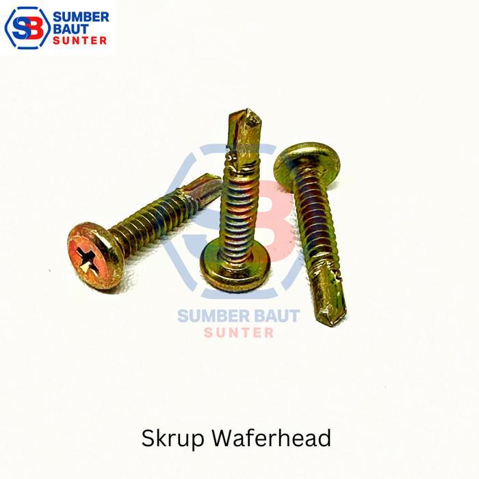 Skrup Wafer Head 8x16 SDS Roofing