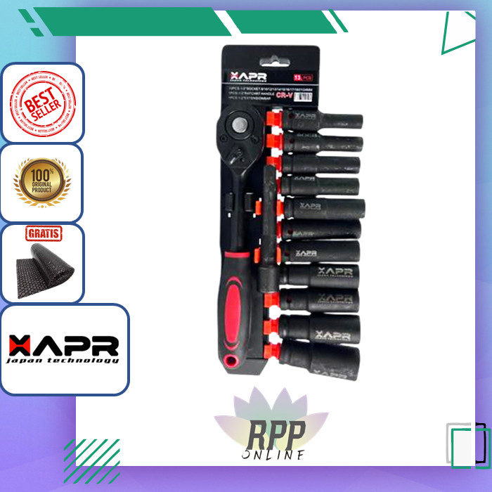 APR AP131 Mata shock set Rachet Baja sock 1/2inch deep impact 8mm-24mm BAJA titanium sok set APR AP 
