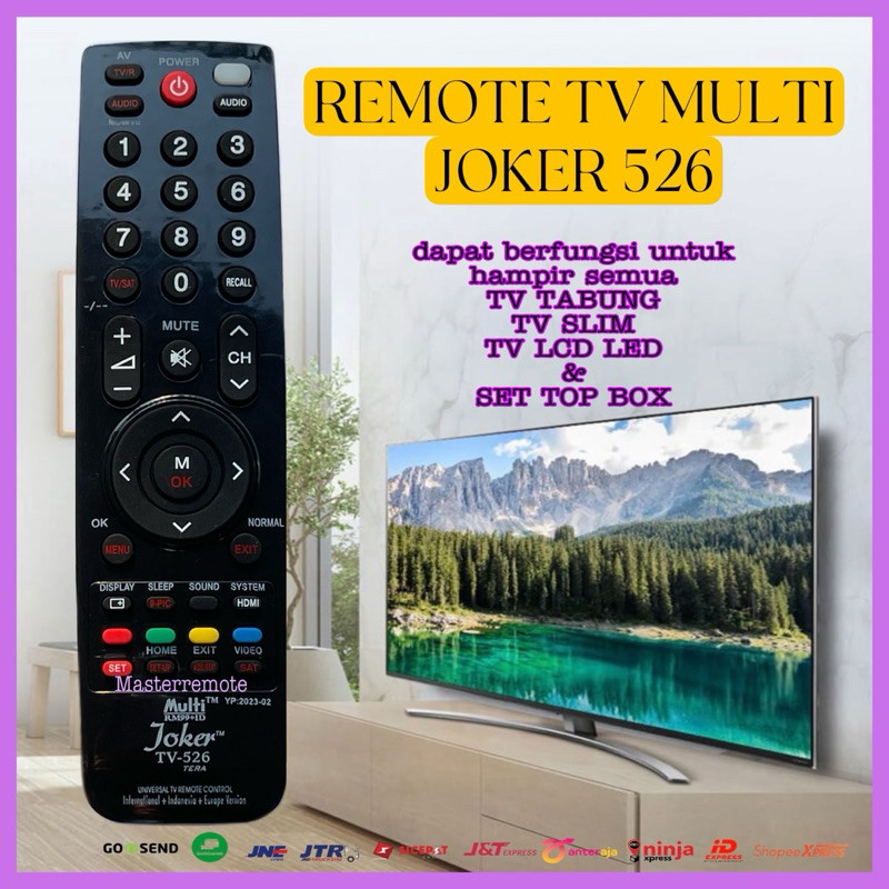 bagStoreOfc - REMOT REMOTE TV MULTI UNIVERSAL TV 526
