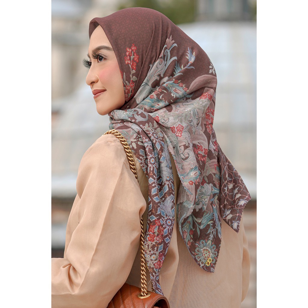 Buttonscarves The Topkapi Voal Square - Pecan