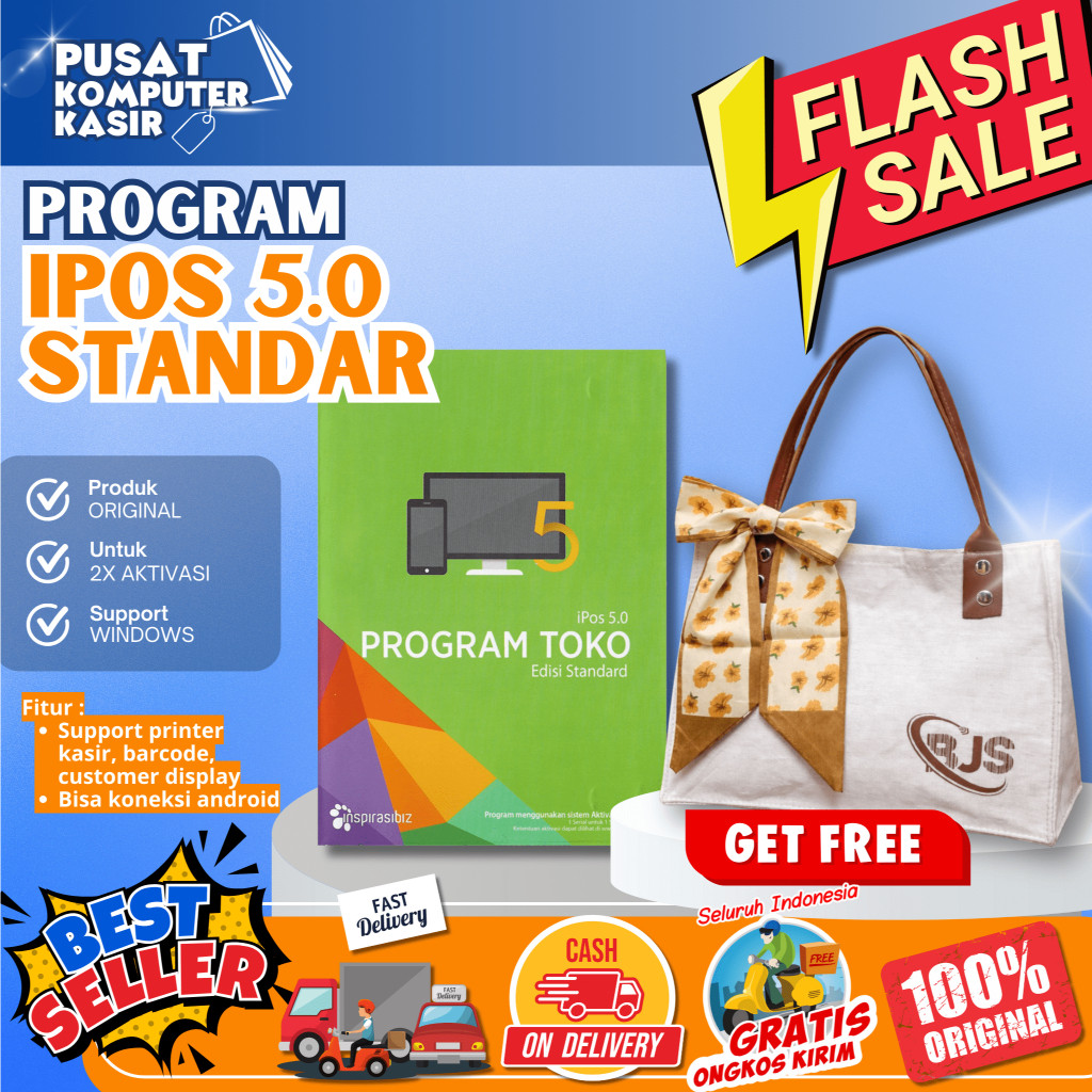 Program Kasir Toko IPOS 5 Standart | Program Kasir IPOS 5 | Program Kasir Toko Sembako | Program Tok
